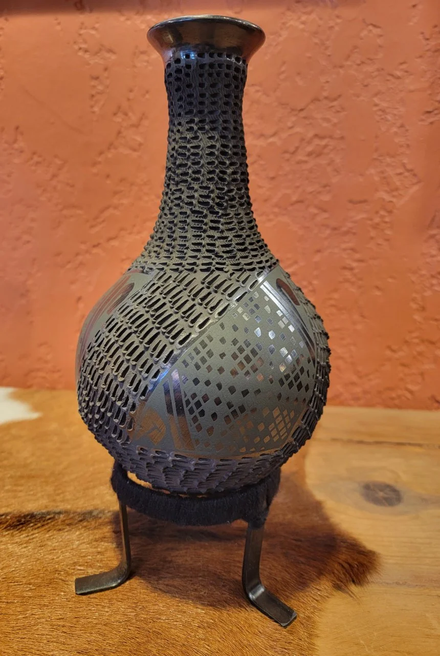 The Adobe Fine Art —Various Potters—Mata Ortiz Pottery With Designs